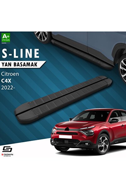 1_org_zoom-27805.jpg Citroen C4 X S-Line Siyah Yan Basamak 183 Cm 2022 Üzeri A+ Kalite CI-C4X-YBS-SL-SA-183-E - Görsel 1