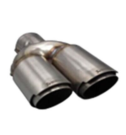 Üniversal Krom Akrapovic Egzoz Ucu Açılı Çift Çıkış Sağ 76x110 800-005AL