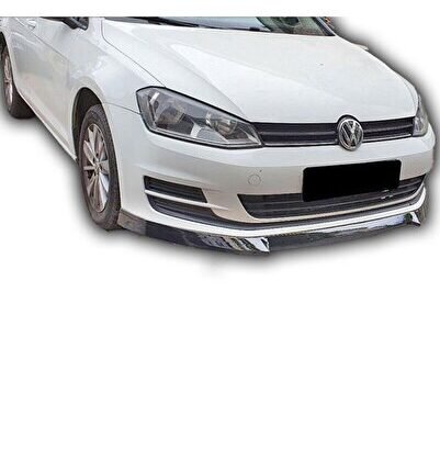 Volkswagen Golf 7 Uyumlu Yedek Parça Ön Lip (Plastik)