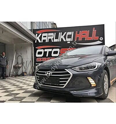 Hyundai Elantra Uyumlu Yedek Parça Ön Tampon Eki 3 Parça