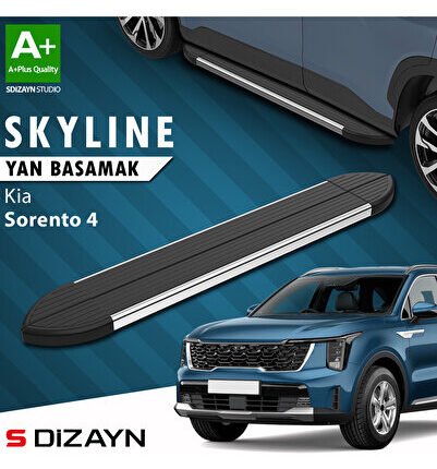 Kia Sorento 4 Skyline Krom Yan Basamak 183 Cm 2022 Üzeri A+ Kalite KI-SO4-YBS-SKY-KA-183