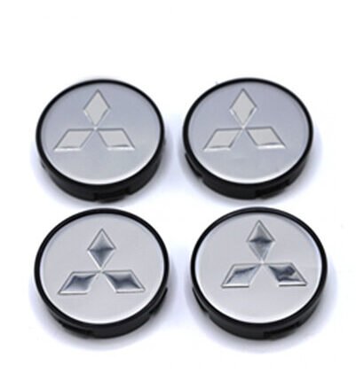 Mitsubishi Geçmeli gri 55/58 mm Jant Göbeği