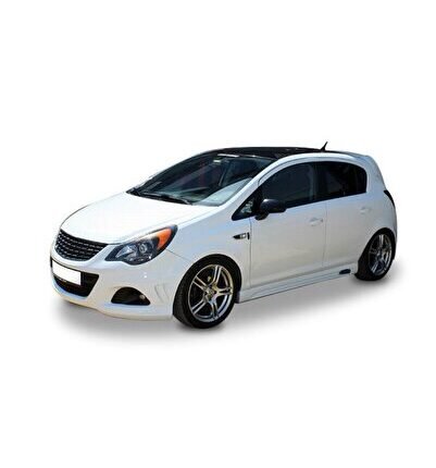 Opel Corsa D Rieger Uyumlu Yedek Parça Yan Marşpiyel (Plastik)