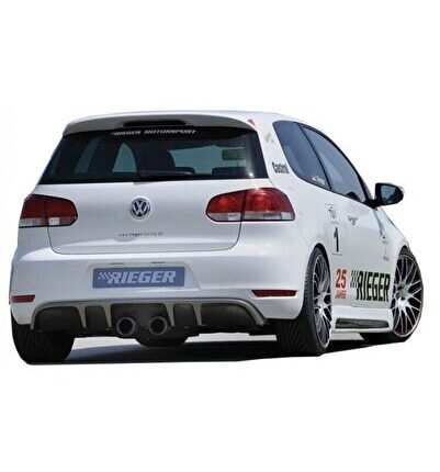 Volkswagen Golf 6 2009 - 12 Uyumlu Yedek Parça Rieger Difüzör Plastik Boyasız