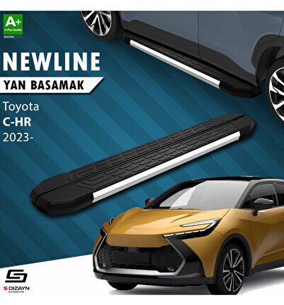 Toyota C-HR 2 NewLine Krom Yan Basamak 173 Cm 2023 Üzeri A+ Kalite TO-CH2-YBS-NW-KA-173-E
