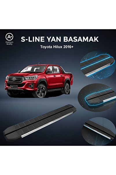 1_org_zoom-28117.jpg Toyota Hilux S-Line Premium Krom Yan Basamak 2016 Sonrası - Görsel 1