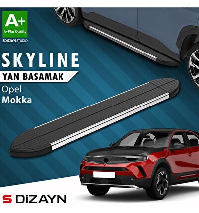Opel Mokka 2 Skyline Krom Yan Basamak 173 Cm 2020 Üzeri A+ Kalite OP-MO2-YBS-SKY-KA-173