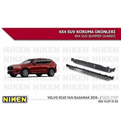 Volvo Xc60 yan basamak marşbiyel koruma 2018 sonrası modeller uyumlu
