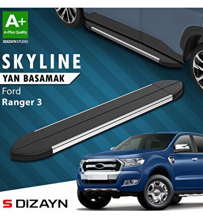 Ford Ranger 3 Skyline Krom Yan Basamak 203 Cm 2012-2022 A+ Kalite FO-RG3-YBS-SKY-KA-203