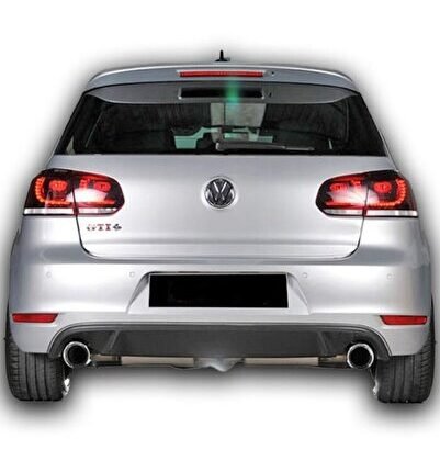 Volkswagen Golf 6 2009 - 12 Uyumlu Yedek Parça Gti Difüzör Plastik Boyasız