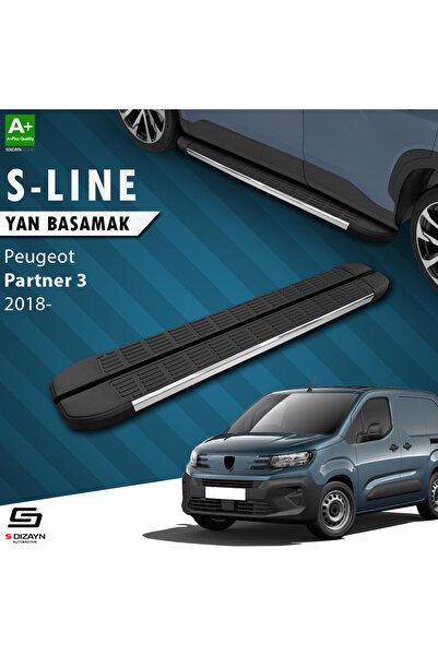 1_org_zoom-28294.jpg Peugeot Partner 3 S-Line Krom Yan Basamak 203 Cm 2018 Üzeri A+ Kalite PE-PR3-YBS-SL-KA-203 - Görsel 1
