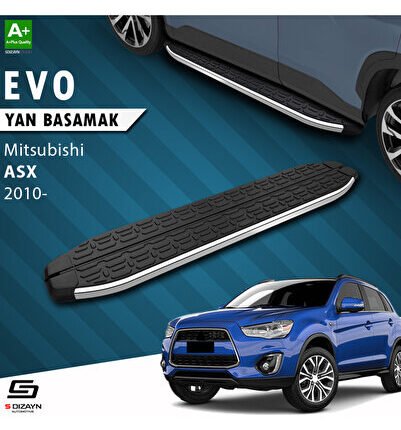 Mitsubishi ASX Evo Krom Yan Basamak 183 Cm 2010 Üzeri A+ Kalite MT-AX1-YBS-EV-KA-183