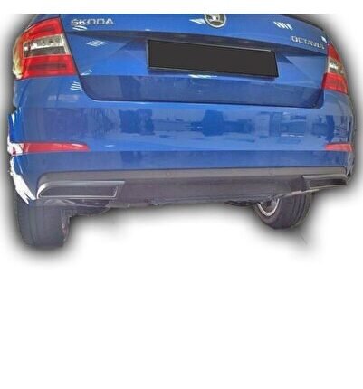 Skoda Octavia 2013-2016 Uyumlu Yedek Parça Egzoz Çerçevesi Difüzör Boyasız