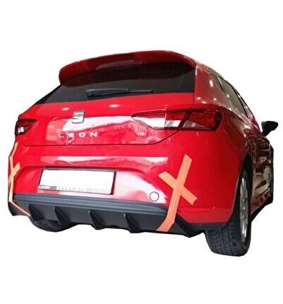 Seat Leon Style 2012 - 2016 Rieger Difüzör Plastik Boyasız
