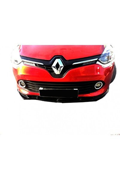 1_org_zoom-28733.jpg Renault Clio 4 2012 - 2016 Uyumlu Yedek Parça Ön Lip Plastik Boyasız - Görsel 1
