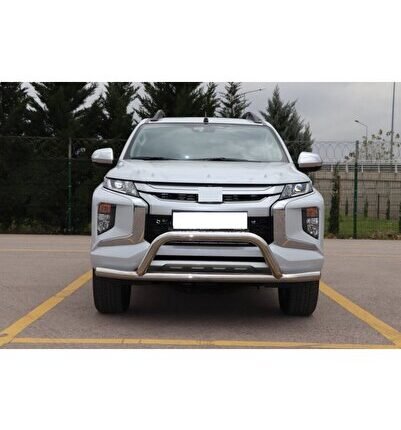 Toyota Revo 2006+ Uyumlu Yedek Parça Off Road Ön Koruma Krom Face Off AQM4WD PST14