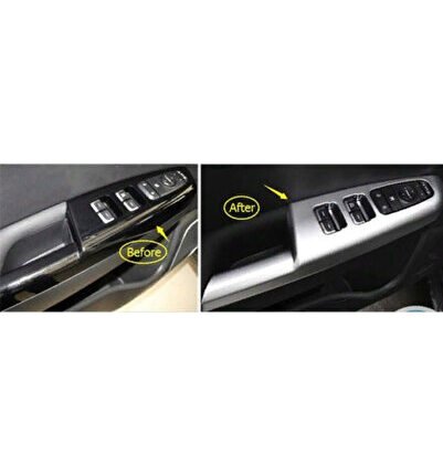 Kia Sportage 2016-2019 Uyumlu Yedek Parça Kapı Kolçak Kaplaması Silver