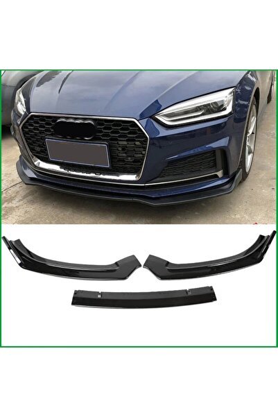 1_org_zoom-28761.jpg Audi A6 Uyumlu Yedek Parça 3 Parça Ön Lip (Plastik) - Görsel 1