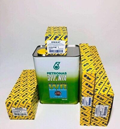 Fiat Fiorino 1.3 Multijet Euro 5 Filtre Bakım Seti 4 ' Lü Ve Selenia 5w30 Motor Yağı