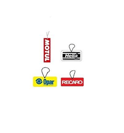 Nostalji Koku 4'lü Paket - Opar Recaro Hella Motul Koku 4 Adet
