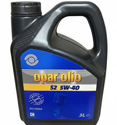 Opar Olio S2 5W-40 55175966 Opar Orijinal Yağı 2025 Üretim Yeni Kutu