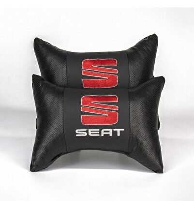 Seat Lüx Deri Boyun Yastığı 2 li