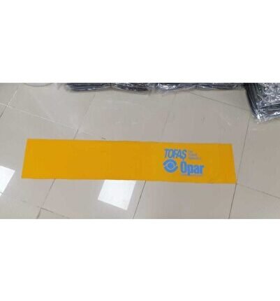 Tofaş Sarı Opar Torpido Havlusu arkası   pamuk iplik1.kalite