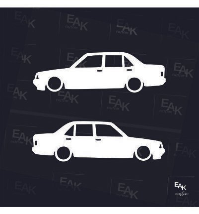 TOFAŞ (ŞAHİN DOĞAN) oto sticker (18cm x 14cm) (2ADET)