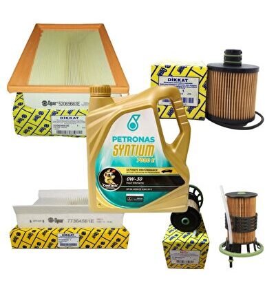 Fiat Egea 1.6 D Multijet Filtre Bakım Seti Euro 6 2016-sonrası [120 Beygir Parcapar2829d]