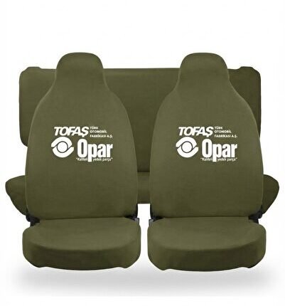 TOFAŞ BASKILI HAKİ OTO KOLTUK KILIFI SERVİS KILIFI