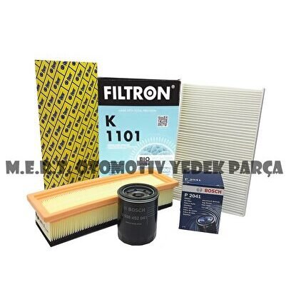 Fiat Doblo 1.4 Benzinli Filtre Bakım Seti 2005-2010 Opar + Bosch