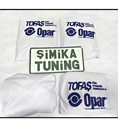 TOFAŞ OTO BEYAZ OPAR ÖN ARKA KILIF(ARKA 2 PARÇA LOGOLU) LİKRALI ESNEK TÜM ARAÇ MODELLERİNE UYUM SAĞL
