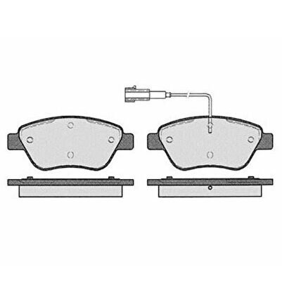 98845078e Fren Balatası Ön 500 07- Albea Linea 07- Doblo Cargo Fiorino 08- Bravo Iı 07- Stilo 0