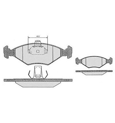 55170758e Fren Balatası Ön Palio 1.4 Siena