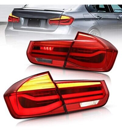 BMW F30 3.SERİ 2012-2018 KIRMIZI LCİ LEDLİ ARKA STOP LAMBASI