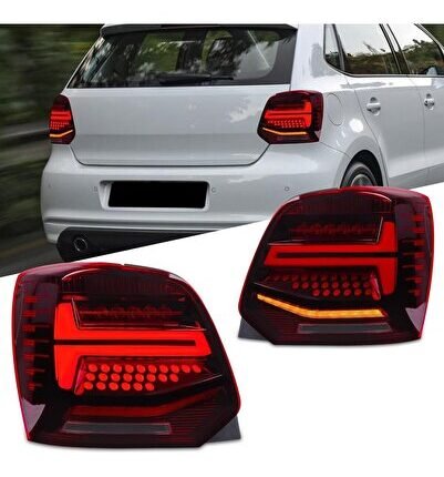 VW POLO CR 2015-2017 AUDİ DİZAYN KIRMIZI LEDLİ ARKA STOP