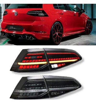 vw golf 7 (2012-2016) uyumlu füme 7.5 dizayn stop