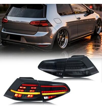 VOLKSVAGEN GOLF 7 2013-2016 7.5 DİZAYN SMOKE LEDLİ ARKA STOP