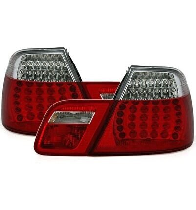 bmw e46 coupe lcı uyumlu kırmızı beyaz led stop 2002-2005