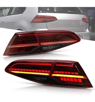 VW GOLF 7.5 2017-2020 KIRMIZI LEDLİ ARKA STOP LAMBASI
