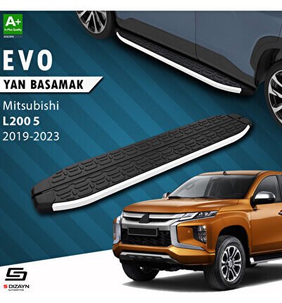 S-Dizayn Life Tuning L200 5 Makyajlı Evo Aluminyum Yan Basamak 203 Cm 2019-2023 A+ Kalite