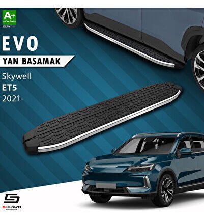 S-Dizayn Skywell ET5 Evo Krom Yan Basamak 193 Cm 2021 Üzeri A+ Kalite