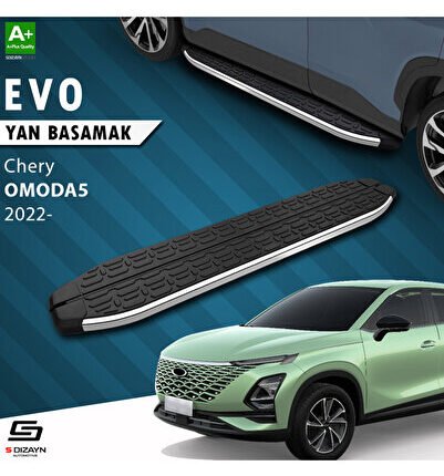 S-Dizayn Chery Omoda5 Evo Krom Yan Basamak 183 Cm 2022 Üzeri A+ Kalite