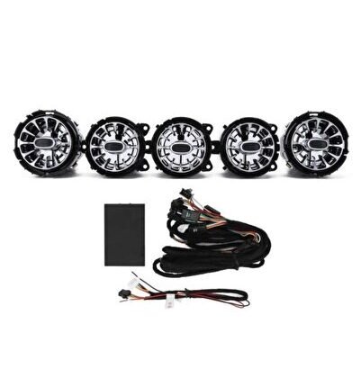 Mercedes X247 2020-2021 Ön Işıklı Havalandırma Seti 64 Renk