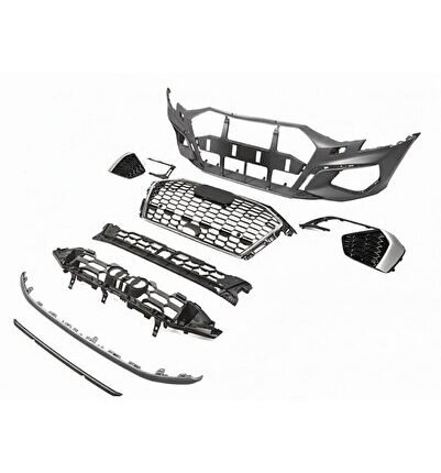 A3 S-LİNE UYUMLU ÖN TAMPON + PANJUR 2020-2024