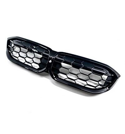 BMW G20 LCI UYUMLU PETEKLİ PANJUR PARLAK SİYAH 2023-2025