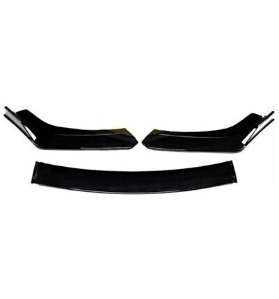 Kia Picanto Uyumlu Parlak 3 Parça Siyah Ön Ek Piano Black Lip