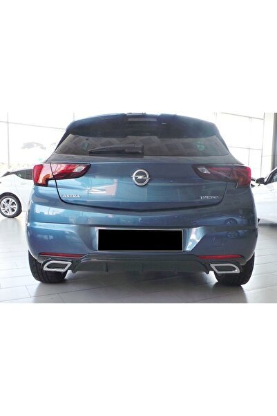 1_org_zoom-35523.jpg Opel Astra K Difüzör, Kare Egzoz Kromlu, Parlak Siyah, 2015+ - Görsel 1