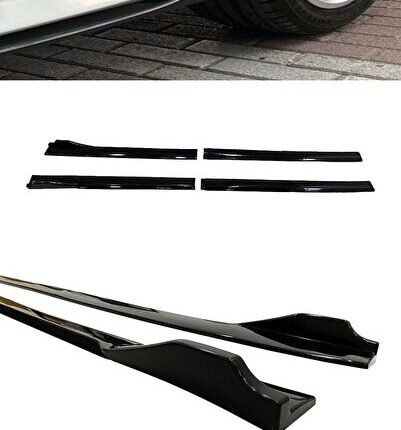 Cadillac Seville Flaplı Yan Marşpiyel Eki + 4 Parça Siyah Ön Ek Piano Black Set