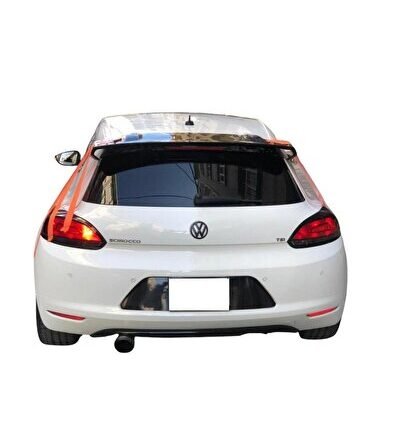 Volkswagen Scirocco Makyajsız Tek Çıkış Difüzör (Plastik)(Boyasız)